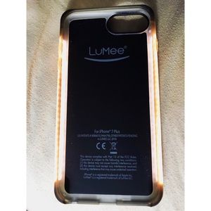 Lumee case with front and back light